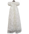 Abaowedding Lace Christening Gowns Baby Baptism Dress Newborn Baby Dress (3 M) White