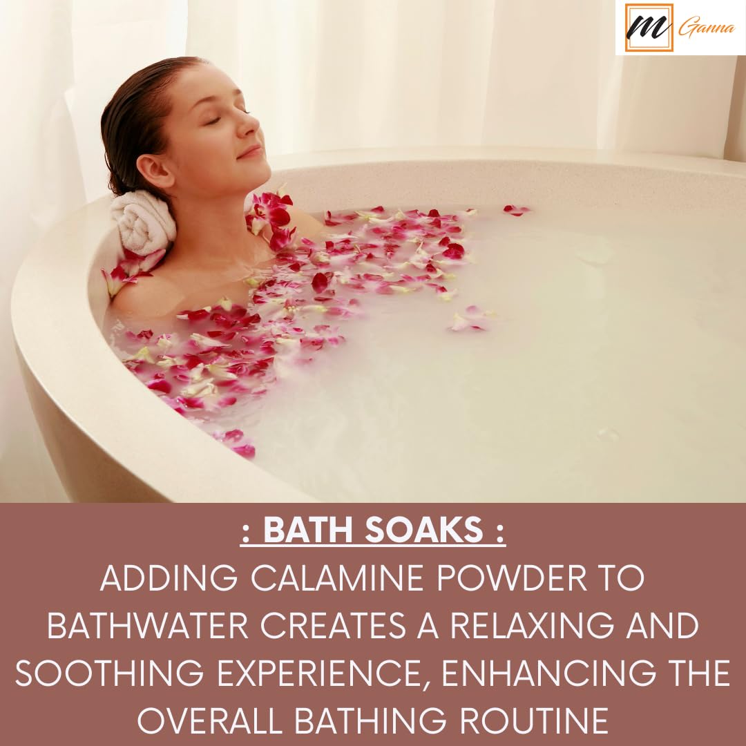 Mganna 100% Natural Calamine Clay Powder For Hair Masks, Scrubs, Lotion And Soap Making 0.5 Lbs / 227 Gms