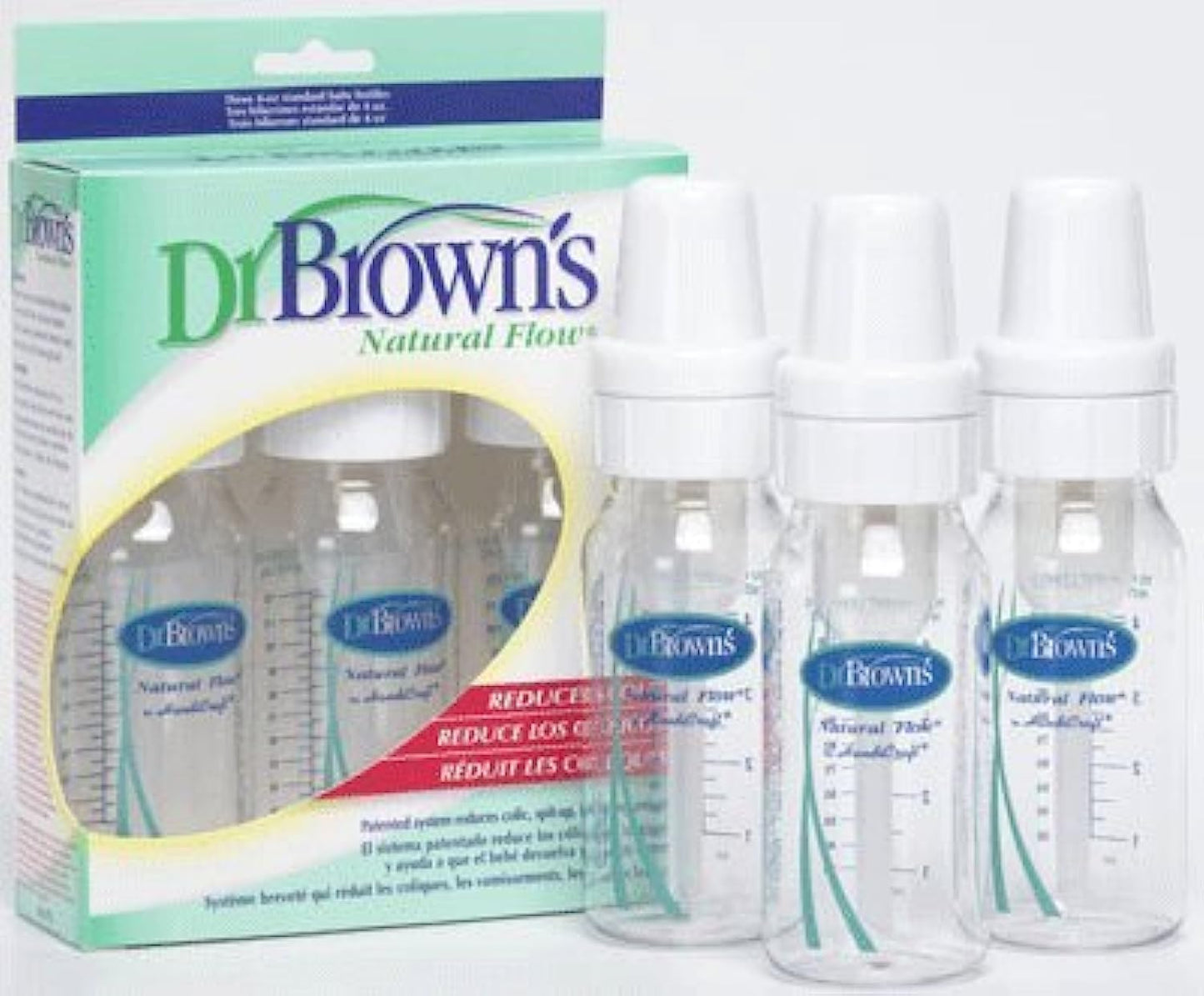 Dr. Brown'S Original Bottle, 4 Ounce, 3-Pack