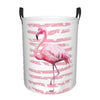 Pevtufa Flamingo Foldable Laundry Basket Organizer,Fabric Clothes Toy Storage Basket Nursery Hamper Storage Bin For Household Be