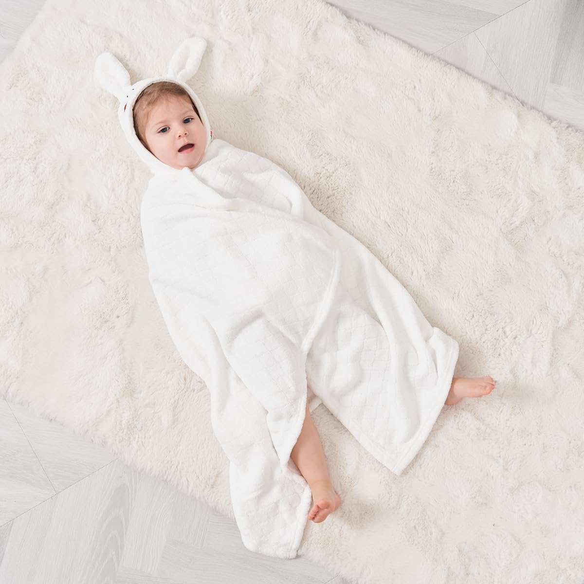 Toddler Bath Towel With Hood Baby Bath Towels Hooded Bath Towel For Toddlers 0-5 Years, 2-Pack Absorbent Hooded Toddler Towels B