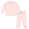 Gerber Baby Girl'S 2-Piece Fleece Pajamas Pants Set, Pink Stars