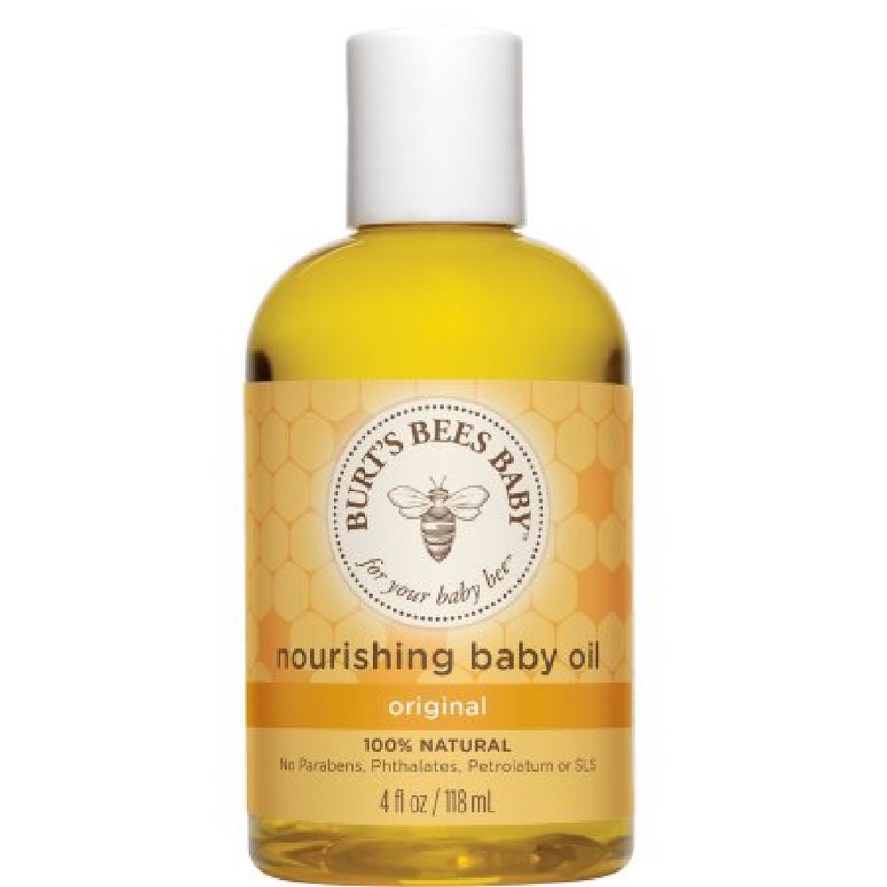 Burts Bees Baby 100% Natural Baby Nourishing Oil, 4 Ounces (Pack of 2) (Packaging May Vary)