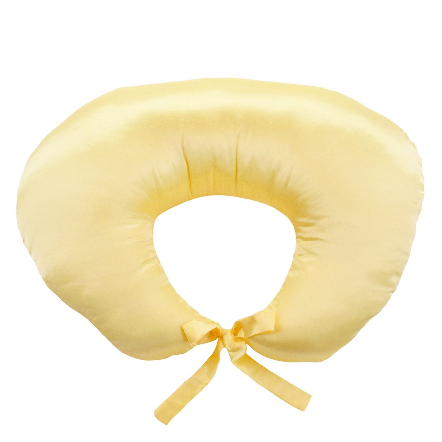 My Blankee Nursing Pillow With Charmeuse Satin Slipcover, Yellow, Small/Medium