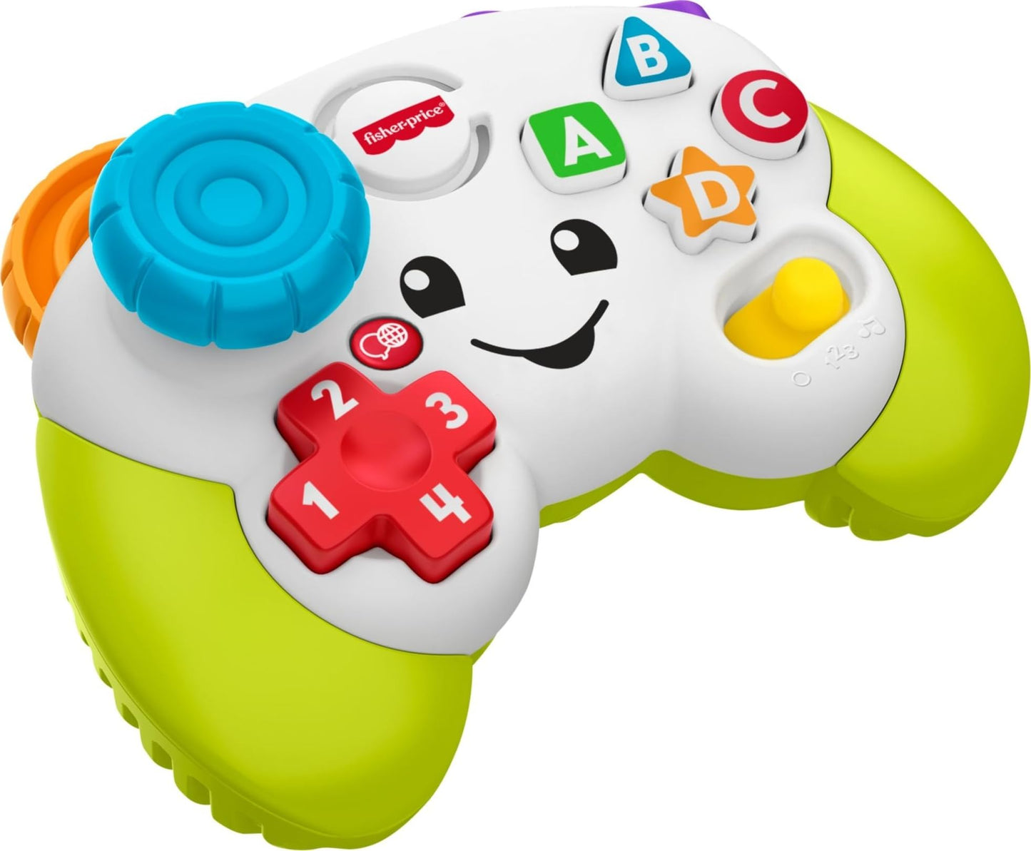 Fisher-Price Laugh & Learn Baby & Toddler Toy Game & Learn Controller Pretend Video Game with Music & Lights for Ages 6+ Months