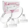 Nenesupply 27Mm Flange And Duckbil Valves Compatible With Spectra S1 Spectra S2 Breastpump Replacement To Spectra Pump Parts And