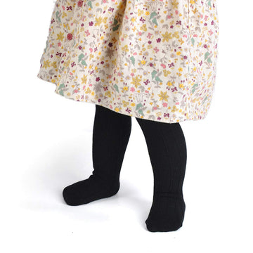 Epeius 3 Pair Pack Baby Girls Boys Seamless Black Uniform Knee High Socks Infants Baby Tube Ruffled Stockings For 1-6 Months