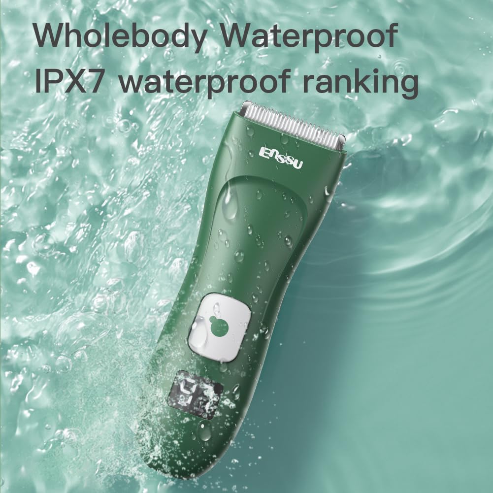 Baby Hair Clippers For Beginners - Professional Silent Hair Clippers Autism, Baby Hair Cutting Kit With Ipx7 Waterproof, Safe Ce