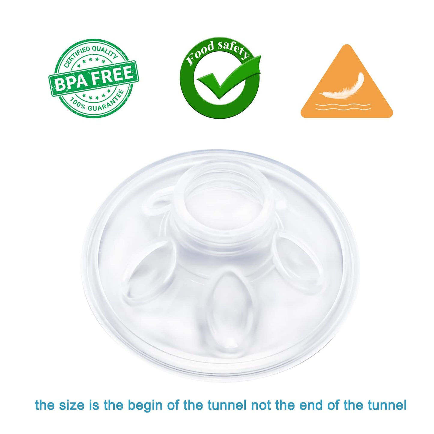 Flange Massage Cushions 19Mm Compatible With Spectra/Medela 24Mm Shields/Flanges Replace Flange Inserts Spectra Breastpump Parts