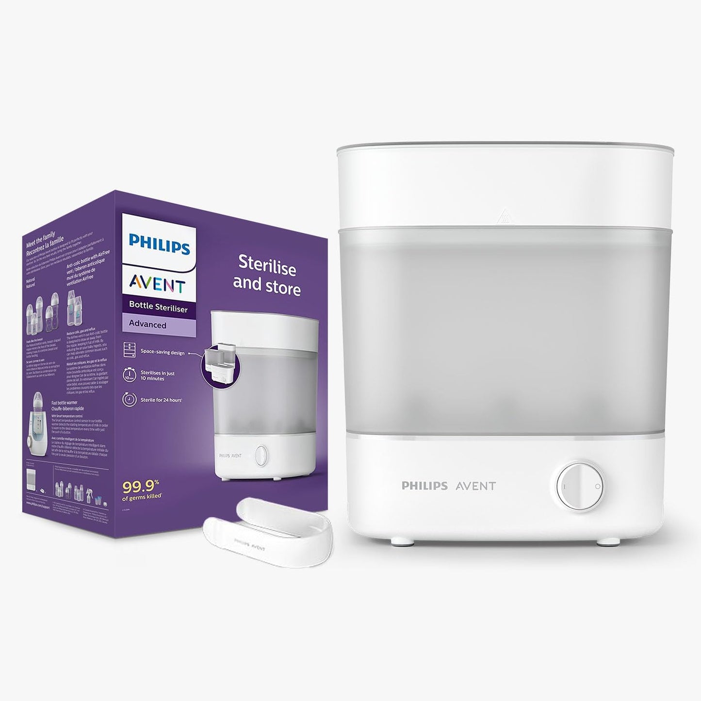 Philips Avent Sterilizer I 2X* Better Germ Protection Vs Boiling | Babies Fall Ill Less In Philips Avent Sterliser Homes* | Kill