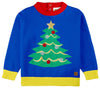 Tipsy Elves Christmas Sweaters For Babies And Toddlers - Cute And Tacky Holiday Pullover - Baby Toddler Blue Christmas Tree Ugly