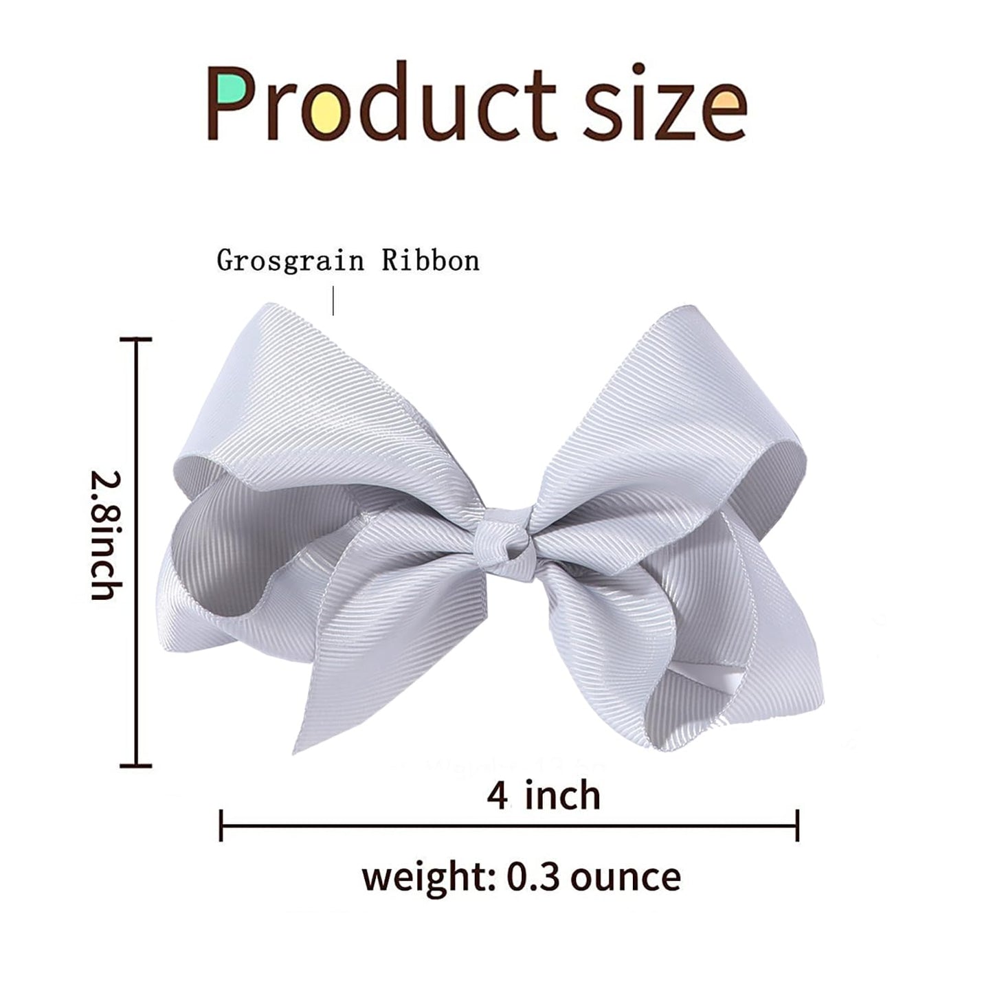 40Pcs Hair Bows For Girls,Hand-Made Grosgrain Ribbon Hair Bow Alligator Clips Hair Accessories For Toddlers Baby Girls Kids Teen