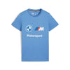 Puma Kids' Standard Bmw M Motorsport Essentials Logo Tee, Blue Skies Ss24, Medium