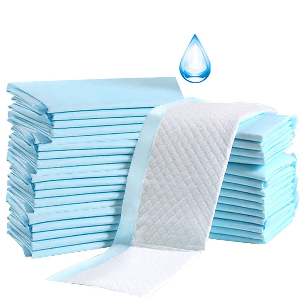 Baby Disposable Underpad 100 Count Incontinence Changing Pad Baby Diapers Newborn Pads Soft Breathable Waterproof Leak Proof Qui