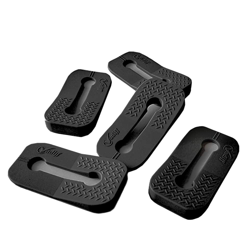 Vadiff (Thick) Silicone Stove & Oven Knob Locks for Child Safety (5 Pk) (Black)