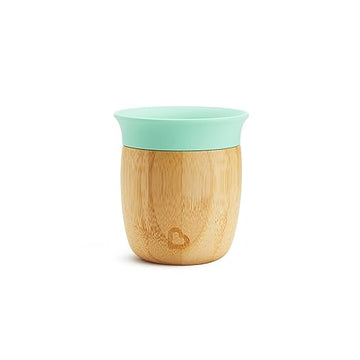 Munchkin Bambou 5Oz Open Training Cup For Babies And Toddlers, Non-Toxic Bamboo And Food-Grade Silicone