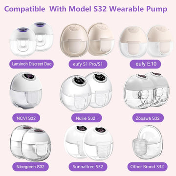 12Pcs Duckbill Valves Silicone Diaphragm Compatible With Eufy S1 Pro S1 E10, Lansinoh Discreet Duo, Ncvi Nicegreen Nuliie Zooawa