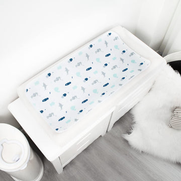 Changing Pad Liner Quilted Waterproof, Baby Changing Pad, Changing Table Pads, Anti Slip & Washable Baby Changing Mat, 27 ' X 1