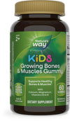 Nature'S Way Kids Growing Bones & Muscles Gummies, Supports Healthy Bones & Muscles*, Calcium, Magnesium, Vitamins D3 & K1, Ages