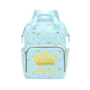Custom Baby Diaper Bags with Name, Prince Personalized Diaper Bag Backpack Mommy Bag Diaper Nappy Bags Casual Daypack Travel Sho