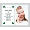 Christening Gifts Baby Keepsake For Boy Or Girl, 8X10 Inch Irish Blessing Personalized Print