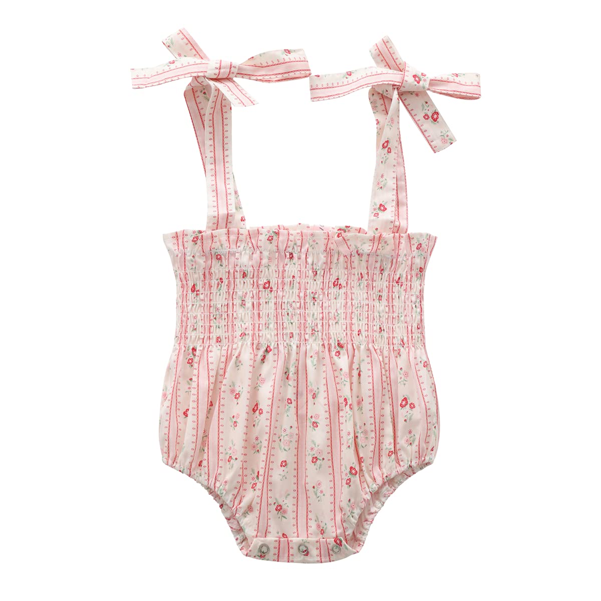 Tibe Pincess Baby Girls Rompers Dress Toddler Strap Smocked Summer Floral Boho Maxi Dresses Matching Outfits Sisters Dress Size
