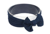 Koolgil Baby Girl'S Toddler Bow Knot Headbands Soft Nylon Headband For Daily Life Birthday Party Photography (Navy Blue)