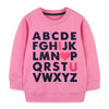 Mrocioa Valentine'S Day Outfit Alphabet Abc I Love U Shirt Girls Sweatshirt Kids Long Sleeve Heart Tops Pink 5 6 Years