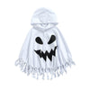 Wasaigood Infant Baby Halloween Cloak Toddler Kids Girls Boys Ghost Hooded Cosplay Clothes White Halloween Poncho Cape (White,12