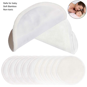 Pinowu Reusable Nursing Pads (10 Pack) For Breastfeeding Moms - 4.7 Inch Washable Breastfeeding Nipple Pad For Maternity With La