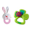 Haba Spring Teething Toys Bundle Includes: Easter Gifts For Babies Bunny Teether And St Patrick'S Day Gifts Shamrock Silicone Ba