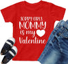 Valentine'S Day Shirts Toddler Boys Valentine T-Shirt Mommy Is My Valentine Tshirt Graphic Tee Tops