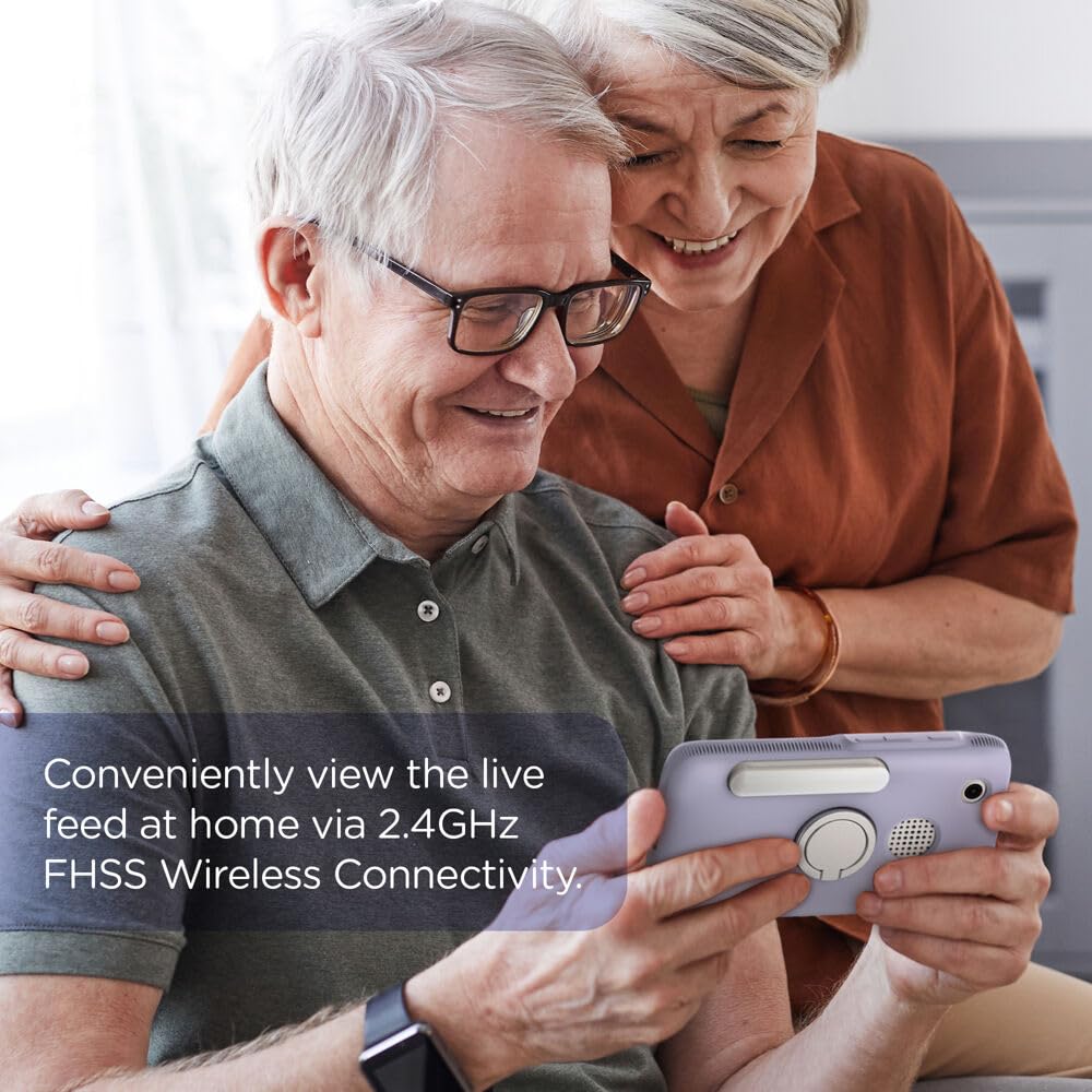 Hubble Connected Nursery Pal Cloud Touch Twin Smart Wifi Enabled Baby Monitor With 2 Cameras, 5 Inch Hd Color Touchscreen Parent