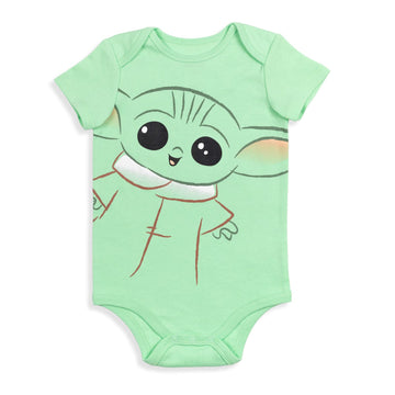 Star Wars The Child Newborn Baby Boys Cosplay Bodysuit And Hat Set 6-9 Months