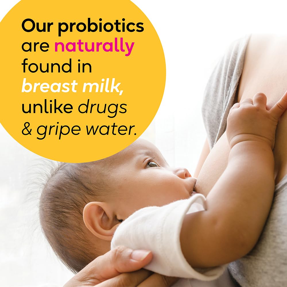 Biogaia Baby Probiotic Drops - Colic & Gas Relief + Vitamin D, 50-Day Supply, Safe For Newborns, Reduces Crying, Fussing, Colic,