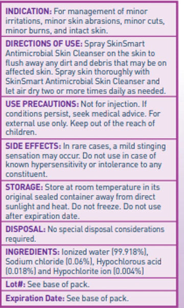 SkinSmart Nipple Relief Spray for Breastfeeding, Naturally Soothing, Lanolin-Free, Made with 100% Natural Ingredients (HOCL), 8