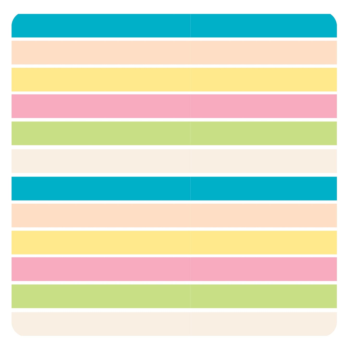 Bapronbaby Rainbow Stripes Splash Mat - Waterproof Catch-All For Under High Chairs, Floors, Tables, Playtime Or Arts & Crafts -