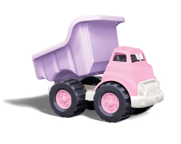 Green Toys Dump Truck in Pink Color - BPA Free, Phthalates Free Play Toys for Improving Gross Motor, Fine Motor Skills. Play Veh