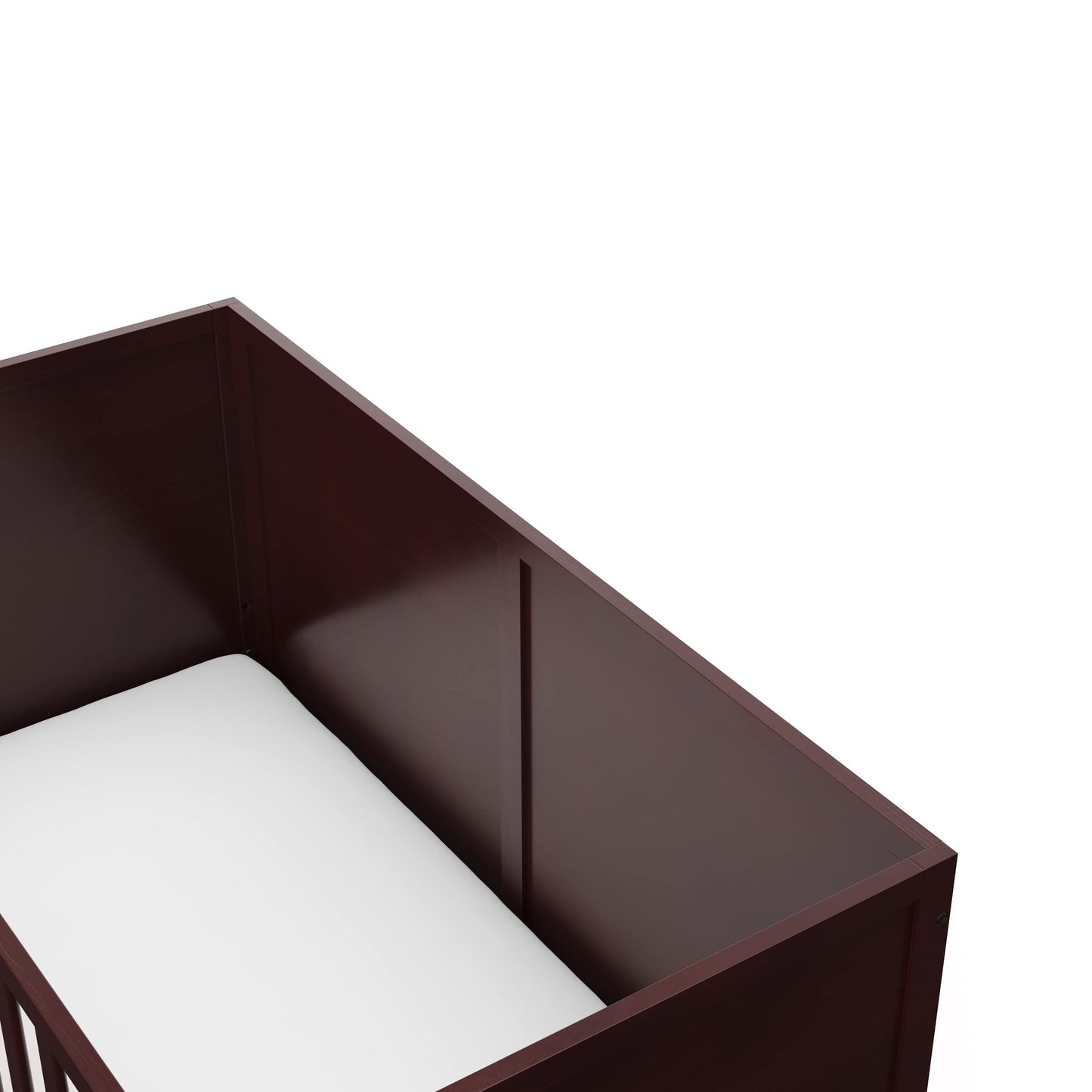 Graco Theo Crib And Mattress Nursery Essentials Pack (Espresso) - Greenguard Gold Certified Baby Crib & Crib Mattress, Cribs Wit