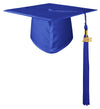 Graduationmall Matte Kindergarten & Preschool Graduation Cap For Kids With 2025 Tassel Royal