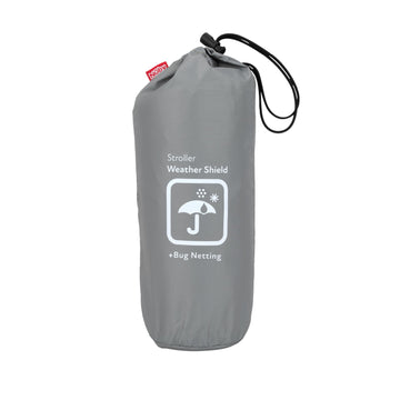 Nuby Eco Baby Stroller Weather Shield And Bug Netting Set - Stroller Rain Cover And Mosquito Net For Babies And Toddlers - Fits