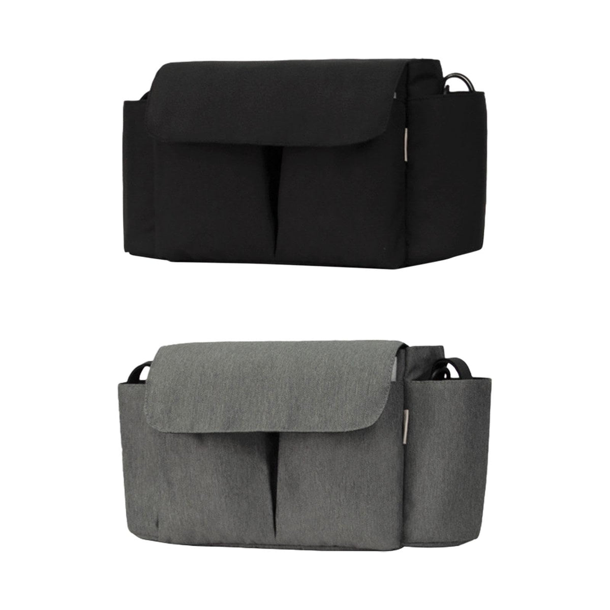 Fashion My Day Stroller Organizer Bag Stroller Hanging Bag for Snacks Bottles Tissue Napkin Black