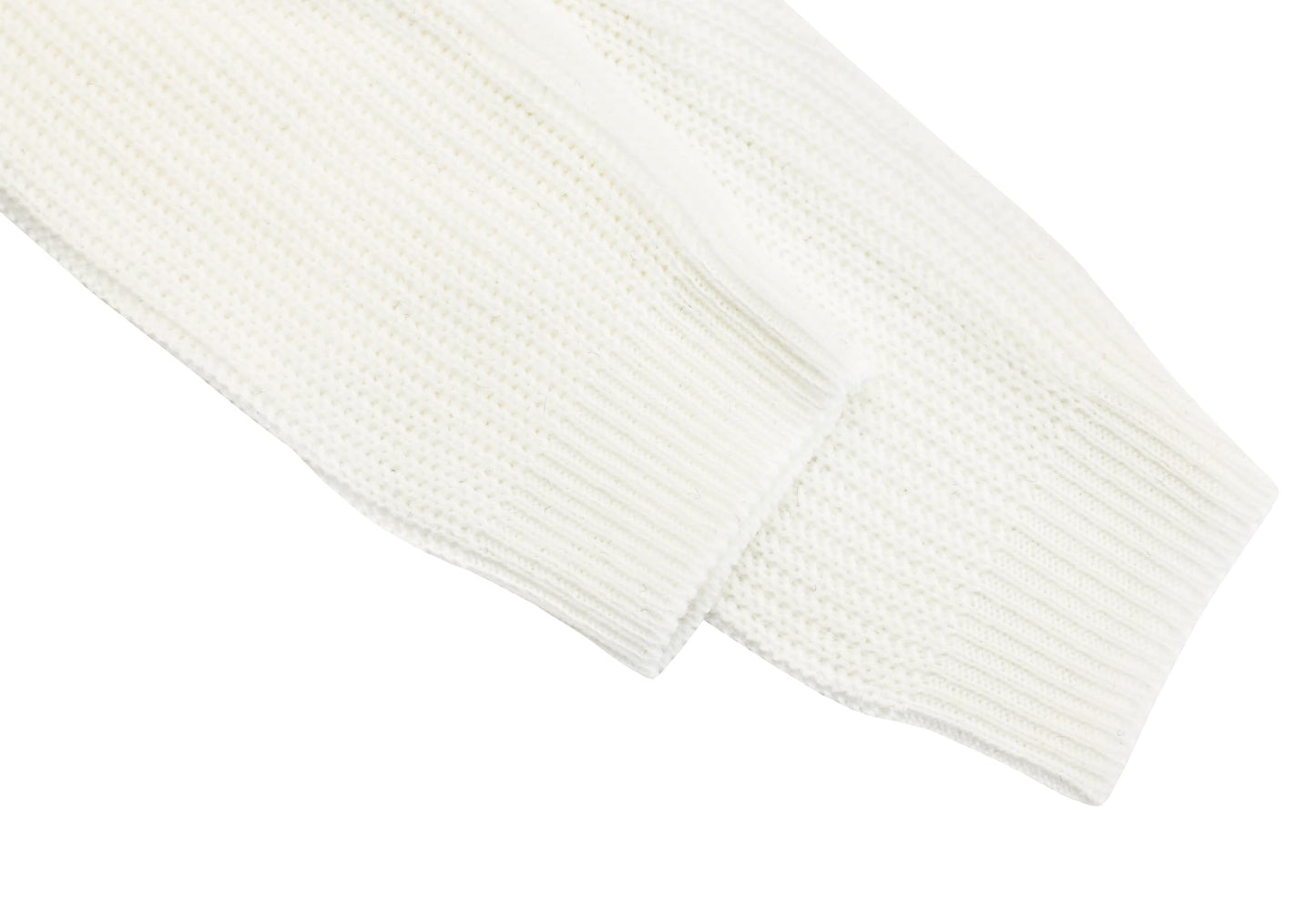 Lilax Baby Boys Basic Long Sleeve V-Neck Classic Knit Cardigan Sweater 6-9 Months Cream