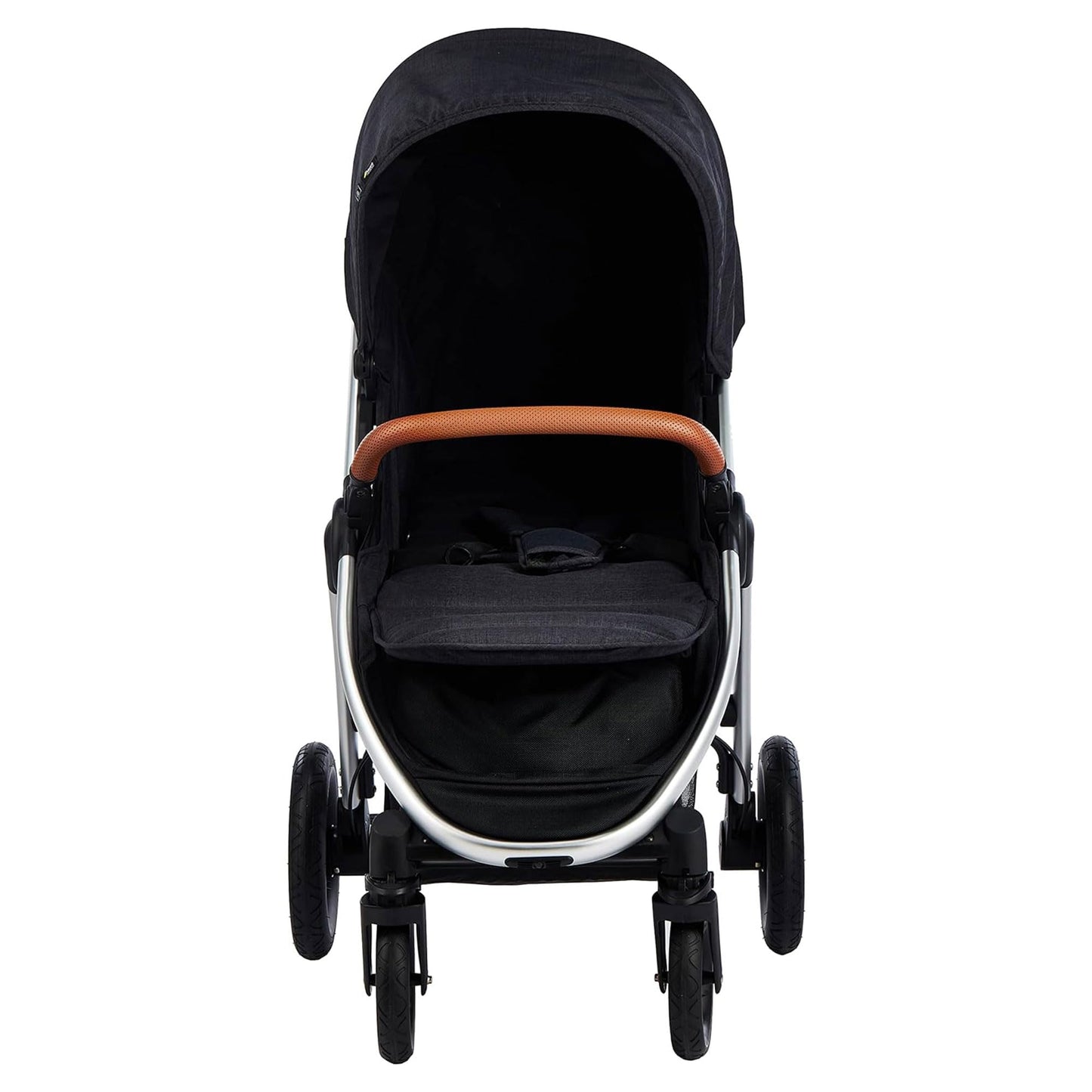 Hauck Uptown Deluxe Stroller - One-Handed Compact Folding, Fully Reclining, Adjustable Height, Cup Holder, Up To 55 Lbs. Max Wei