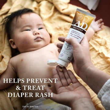 A+D Original Diaper Rash Ointment, Skin Protectant With Lanolin And Petrolatum, Seals Out Wetness, Helps Prevent Baby Diaper Ras