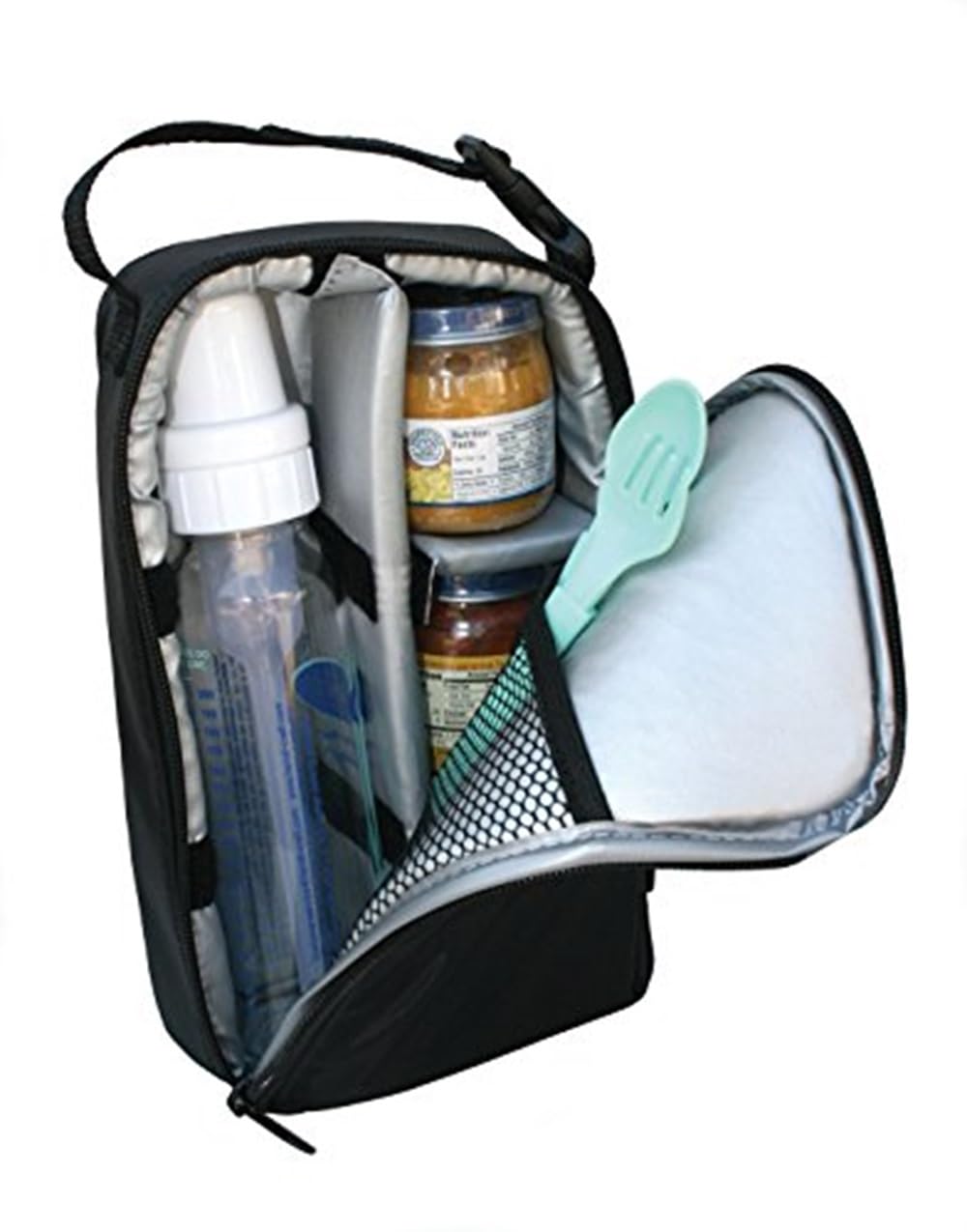 J.L. Childress Pack N Protect Cooler - Insulated Bag for Glass Baby Bottles & Food Containers - Dividers & Shelves - Insulated