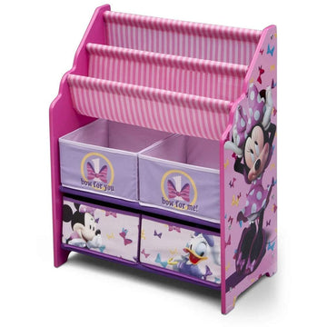 Disney Minnie Mouse Book And Toy Organizer, Multicolor