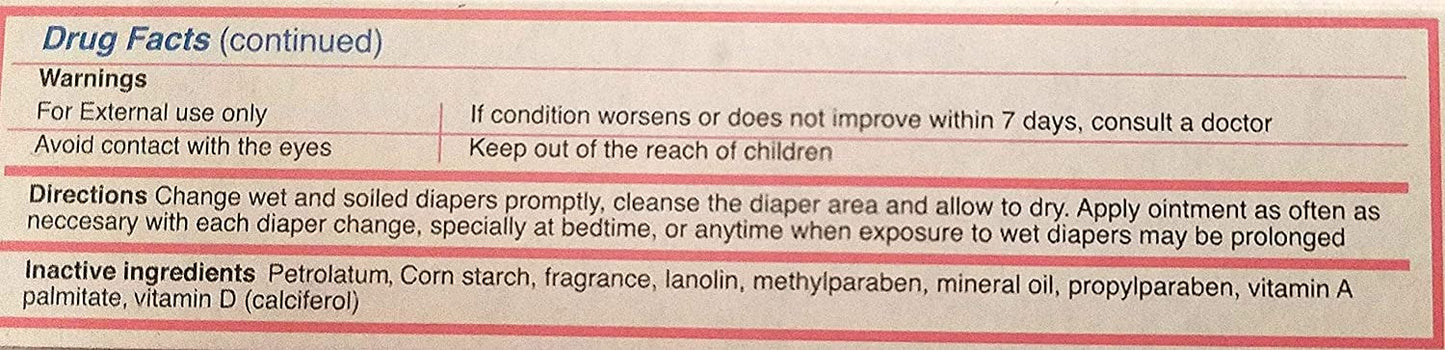 Vitacilina Bebe Diaper Rash Ointment 1.76 Oz