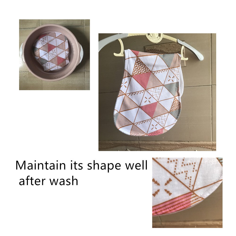 Arnzion Baby Burp Cloths Baby Burp Set Curved Absorbent And Soft Valuable 4 Pack