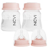 Ncvi Baby Bottles Compatible With Ncvi Breast Pump 8782/8780-2, Breast Milk Storage Bottles With Nipples And Travel Caps, Anti-C